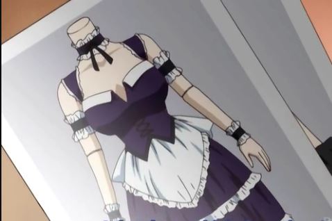 ［エロアニメ］メイド服を作ったんだけどこれを着せてカメラで撮影したいんだけど…っていうんだけどちょっとこの衣装は露出が多いんじゃないのか