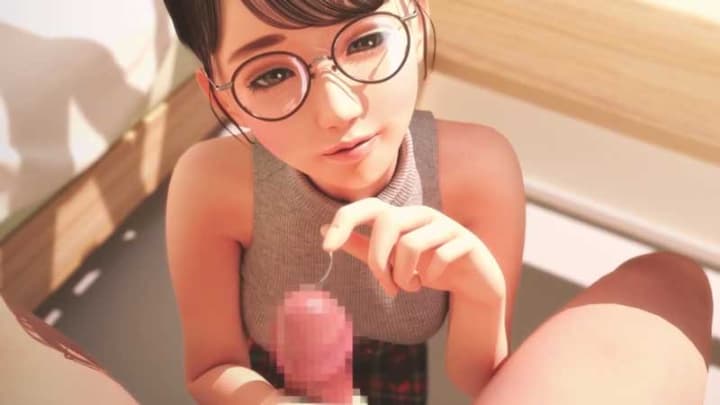 【3DCGアニメ】「ちゃんと出して..スッキリしてねっ♥」眼鏡っ娘の家庭教師がいつもがんばってるあなたのためにエッチなごほうびあげちゃいます！