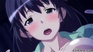 ［エロアニメ］横で子供が寝てるのに人妻にチンポ挿入してガンガン突いてる男はもうやめられない止まらないから最後の最後は中出しだぁ